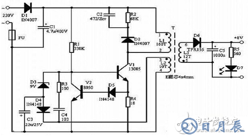 大電流開(kāi)關(guān)電源電路圖大全(L296/DC-DC變換/CF8865)